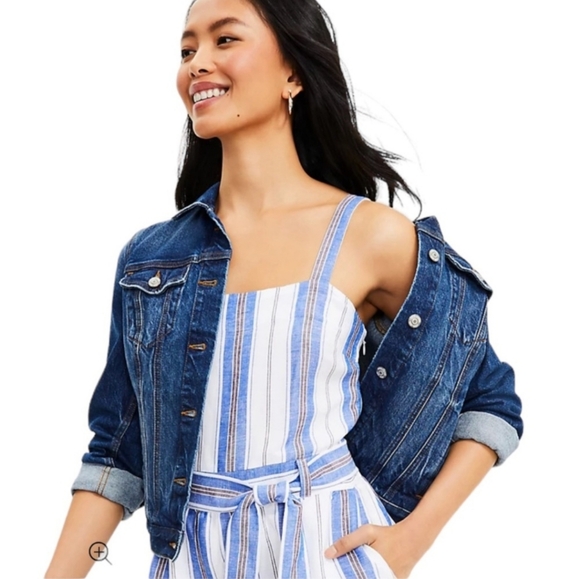 NWT LOFT Linen Jumpsuit - Picture 2 of 6